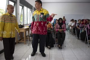 Persiapan pengarahan dan penyampaian tata tertib serta cara pelaksanaan tes