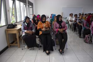 Persiapan pengarahan dan penyampaian tata tertib serta cara pelaksanaan tes (5)