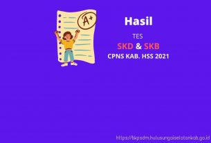 hasil integrasi skd dan skb tes cpns kab hss 2021