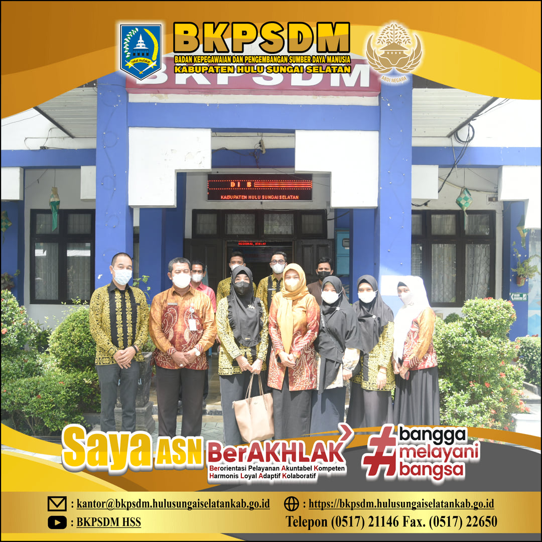 Kunjungan dari Badan Kepegawaian dan Pengembangan Sumber Daya Manusia Kabupaten Paser 1