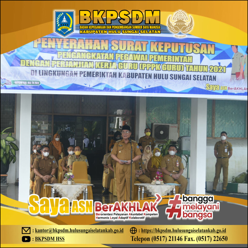Penyerahan Surat Keputusan Pegawai Pemerintah dengan Perjanjian Kerja 3
