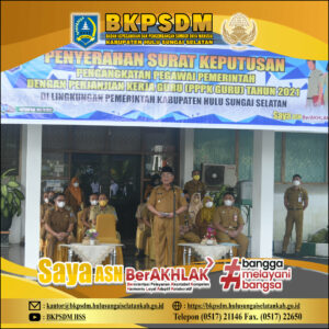 Penyerahan Surat Keputusan Pegawai Pemerintah dengan Perjanjian Kerja 3