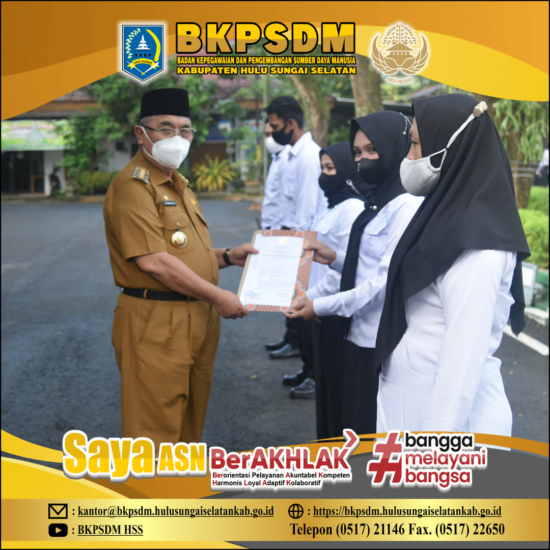 Penyerahan Surat Keputusan Pegawai Pemerintah dengan Perjanjian Kerja 6