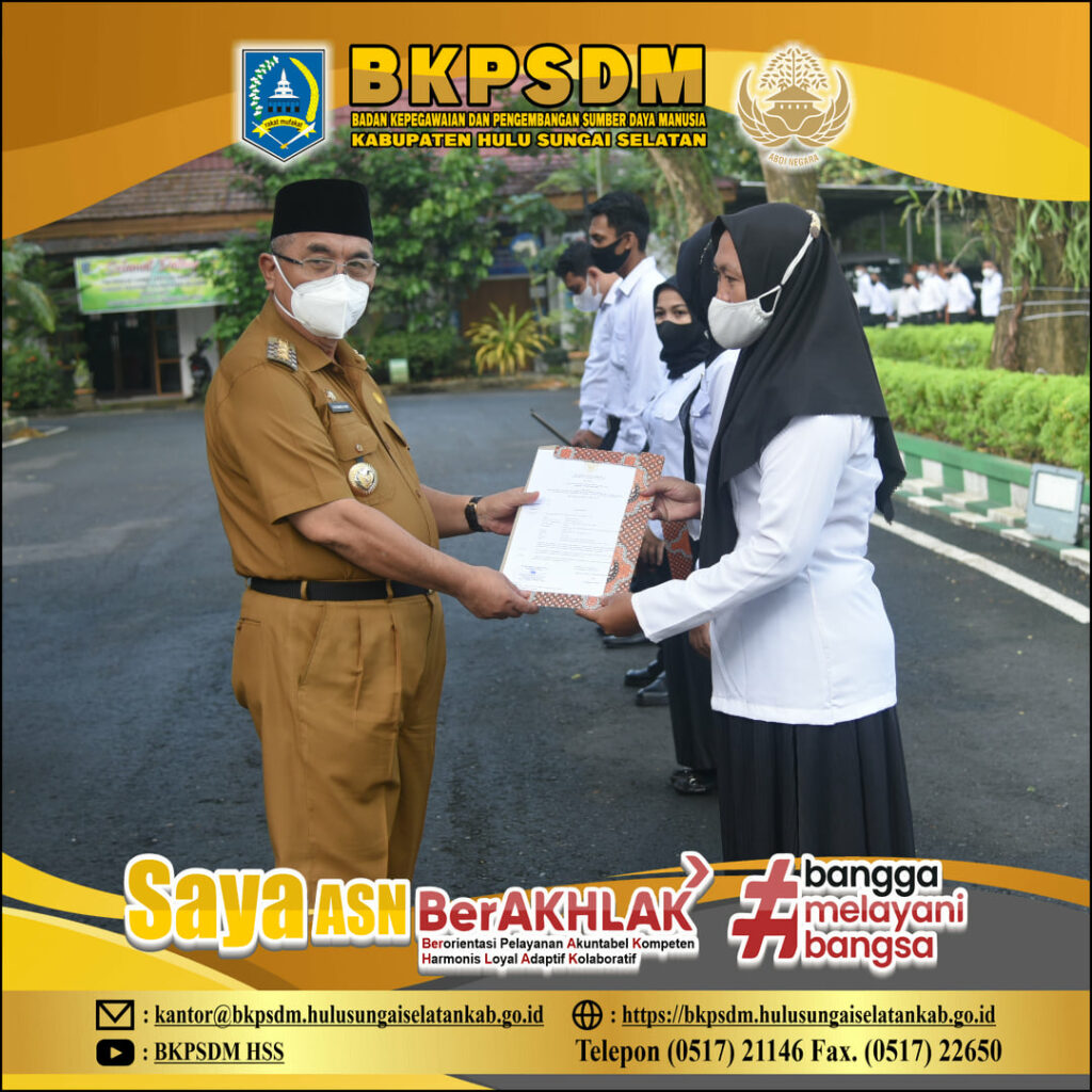 Penyerahan Surat Keputusan Pegawai Pemerintah dengan Perjanjian Kerja 7